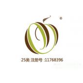 【已售】苹果图形,25类服装商标,图形商标,服装,鞋,帽,袜,手套,领带,皮带,婚纱,围巾商标